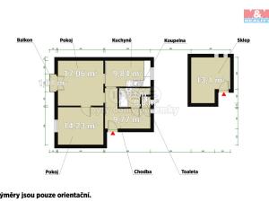 Pronájem bytu 2+1, Rokycany - Plzeňské Předměstí, Plzeňská, 56 m2