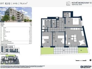 Prodej bytu 4+kk, Kladno, Arménská, 96 m2