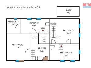 Prodej rodinného domu, Hošťka - Žebráky, 147 m2