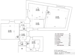 Pronájem bytu 3+1, Tábor, nám. F. Křižíka, 85 m2