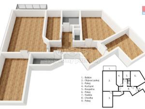 Prodej bytu 4+1, Slavičín, Mladotické nábřeží, 98 m2