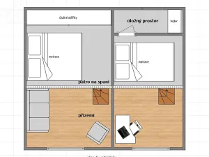 Pronájem bytu 2+kk, Praha - Smíchov, Zborovská, 31 m2