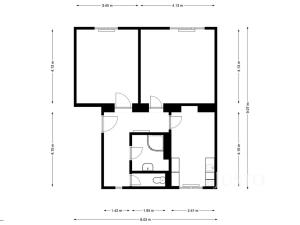 Prodej bytu 2+1, Třeboň, Táboritská, 68 m2