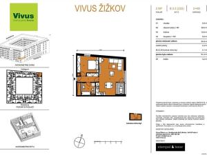 Prodej bytu 2+kk, Praha - Žižkov, Roháčova, 61 m2