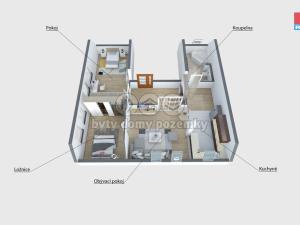 Pronájem bytu 3+kk, Děčín - Děčín X-Bělá, Saská, 140 m2