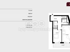 Prodej bytu 2+kk, Brno - Staré Brno, Nové sady, 81 m2