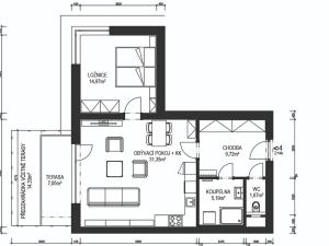 Prodej bytu 2+kk, Ústí nad Orlicí, Východní, 66 m2