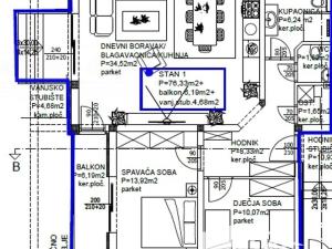 Prodej bytu 3+kk, Privlaka, Chorvatsko, 86 m2