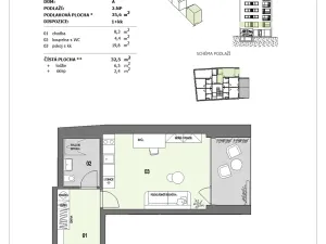 Pronájem bytu 1+kk, Brno, Cejl, 36 m2