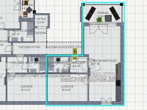 Pronájem bytu 2+kk, České Budějovice, Fráni Šrámka, 78 m2