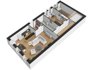 Pronájem bytu 3+kk, České Budějovice, Hradební, 86 m2