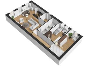 Pronájem bytu 3+kk, České Budějovice, Hradební, 86 m2