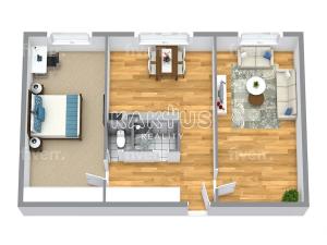 Prodej bytu 2+1, Ostrava, Na Široké, 49 m2