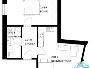 Prodej bytu 2+kk, Olomouc, Stará Víska, 46 m2