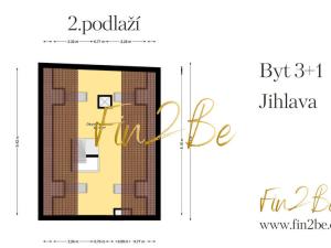 Prodej bytu 3+kk, Jihlava, Žižkova, 84 m2