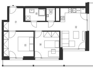 Prodej bytu 3+kk, Plzeň, Krašovská, 57 m2