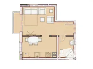 Prodej bytu 2+kk, Bjala, Bulharsko, 33 m2
