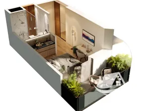 Prodej bytu 1+kk, Batumi (ბათუმი), Gruzie, 23 m2