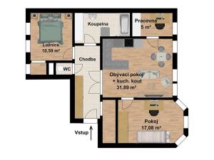 Prodej bytu 3+kk, Liberec, Valdštejnská, 90 m2