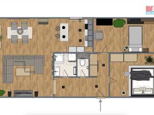 Prodej bytu 3+kk, Příbram - Příbram VII, Příčná, 69 m2