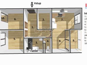 Pronájem bytu 3+kk, Písek - Budějovické Předměstí, Havelkova, 73 m2