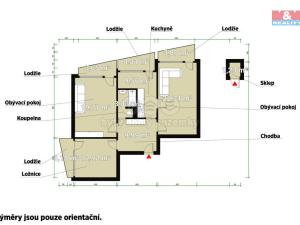 Prodej bytu 3+1, Plzeň - Doudlevce, Mandlova, 78 m2