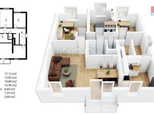 Prodej bytu 4+kk, Čelákovice, Volmanova, 108 m2