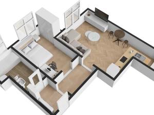Pronájem bytu 2+kk, Praha - Vršovice, Minská, 45 m2