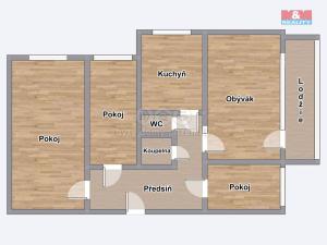 Prodej bytu 4+1, Orlová - Lutyně, Okružní, 95 m2