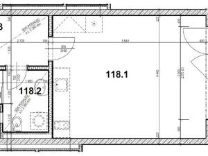 Pronájem bytu 1+kk, Praha - Hloubětín, Poděbradská, 37 m2