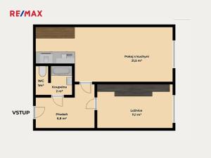 Prodej bytu 2+kk, Praha - Libuš, K lukám, 42 m2