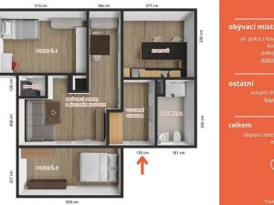 Prodej bytu 3+1, Proboštov, U vodárny, 82 m2