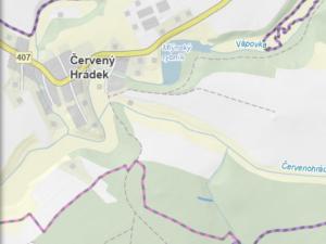 Prodej lesa, Červený Hrádek, 574 m2
