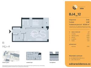 Prodej bytu 2+kk, Praha - Bohnice, Lodžská, 66 m2