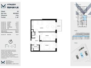 Prodej bytu 3+kk, Praha - Řeporyje, Jáchymovská, 71 m2