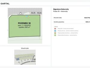 Prodej pozemku pro bydlení, Praha - Kolovraty, Měsíčková, 550 m2