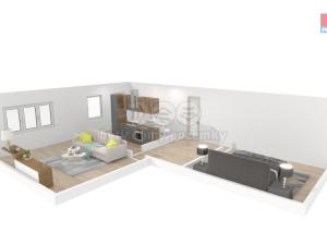 Pronájem bytu 2+1, Domažlice - Hořejší Předměstí, Palackého, 50 m2
