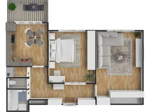 Prodej bytu 2+1, Brno, Zemědělská, 56 m2
