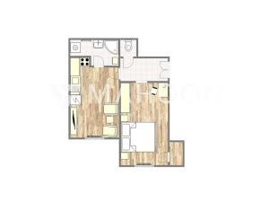 Pronájem bytu 2+kk, Praha - Vršovice, Orelská, 37 m2