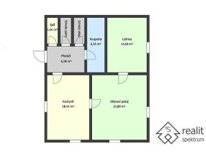 Pronájem rodinného domu, Zářecká Lhota, 107 m2