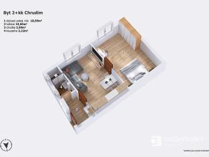 Prodej bytu 2+kk, Chrudim, Přemysla Otakara, 53 m2
