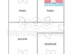 Prodej bytu 2+1, Mírov, 50 m2