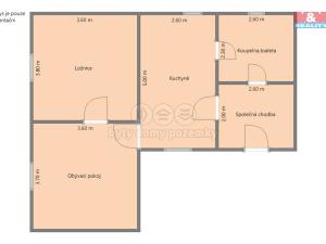 Pronájem bytu 2+1, Staňkov - Krchleby, 1. máje, 51 m2