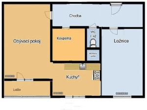Prodej bytu 2+1, Praha - Kobylisy, Hlaváčova, 61 m2
