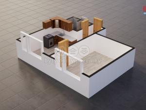 Pronájem bytu 1+1, Děčín - Děčín IX-Bynov, Na Vyhlídce, 33 m2