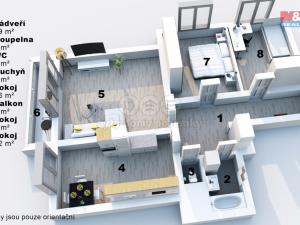 Prodej bytu 3+1, Praha - Žižkov, U kněžské louky, 74 m2