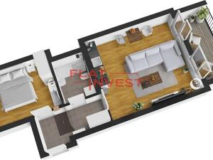 Prodej bytu 2+kk, Praha - Žižkov, Olgy Havlové, 60 m2