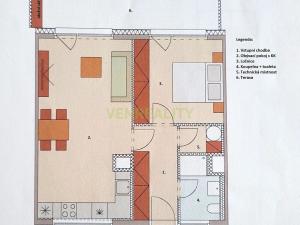 Pronájem bytu 2+kk, Praha - Košíře, Hlaváčkova, 51 m2