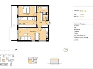 Pronájem bytu 3+kk, Pardubice, Nová Tesla, 82 m2