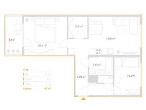 Pronájem bytu 3+kk, Mohelnice, Na Zámečku, 57 m2